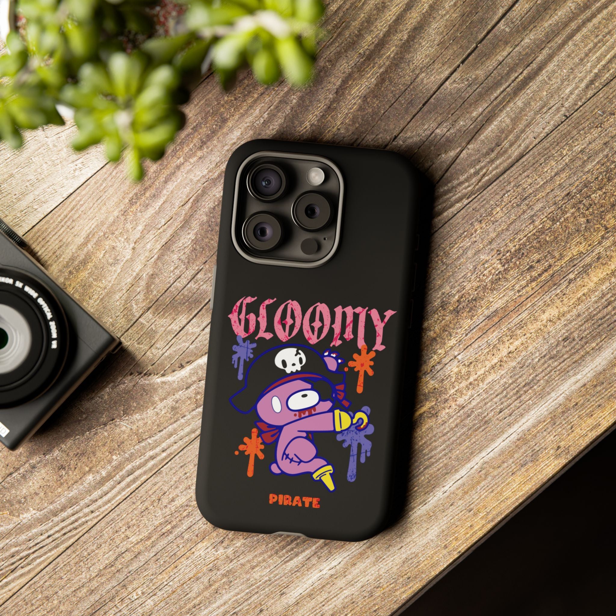 gloomy bear Halloween pirate Phone Case